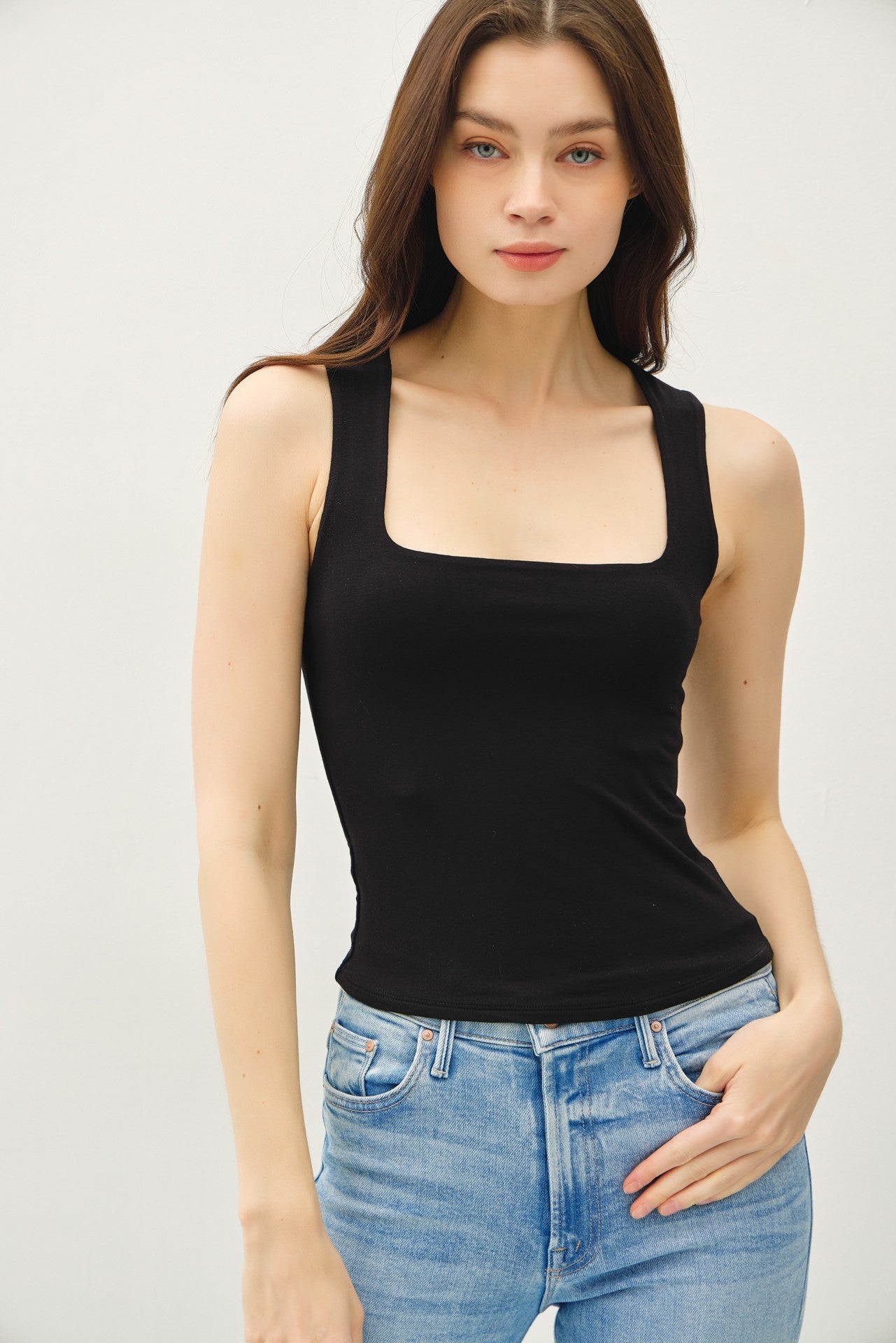 On The Go Tank - black