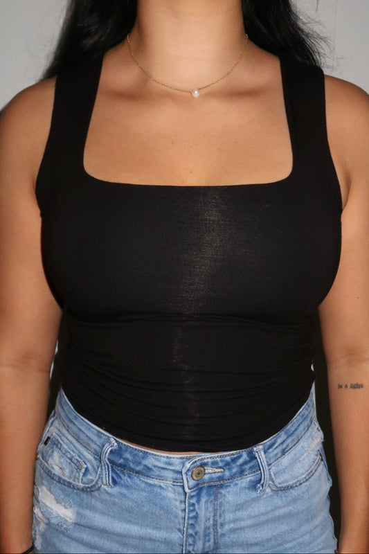 On The Go Tank - black